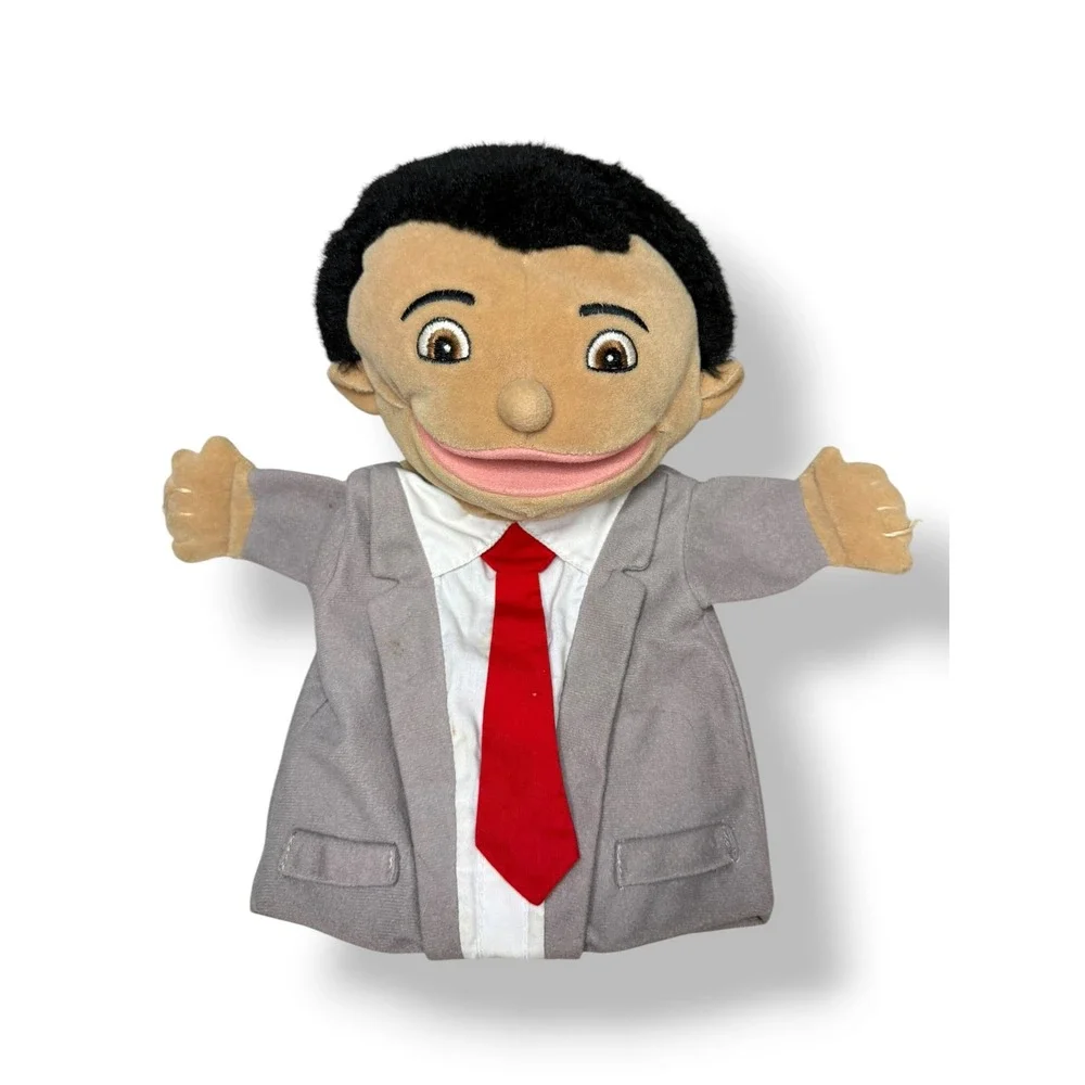 Lakeshore Learning Let's Talk! Kid Puppets Set of 4 Multi-Ethnic Hand Puppets